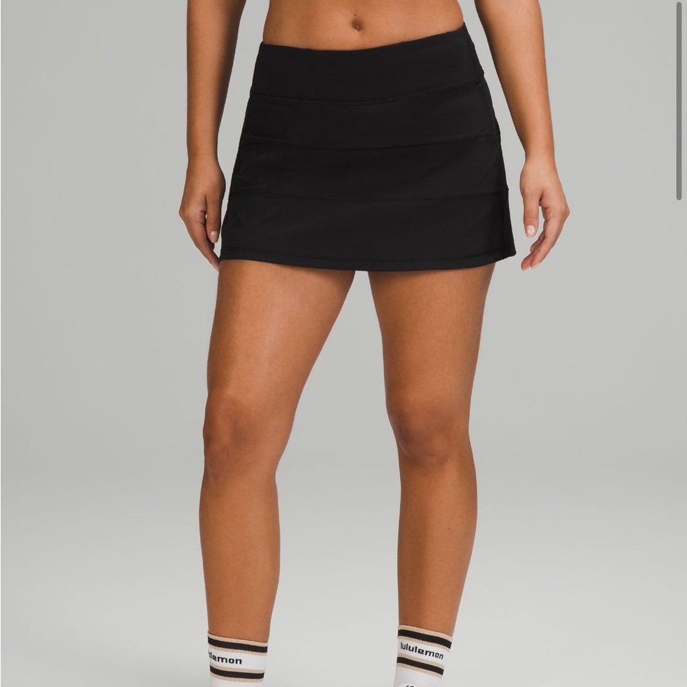 Lululemon pace rival skirt in black